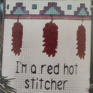 Daystar Designs Chili Ristra Cross Stitch Pattern Southwest Red Hot Stitcher